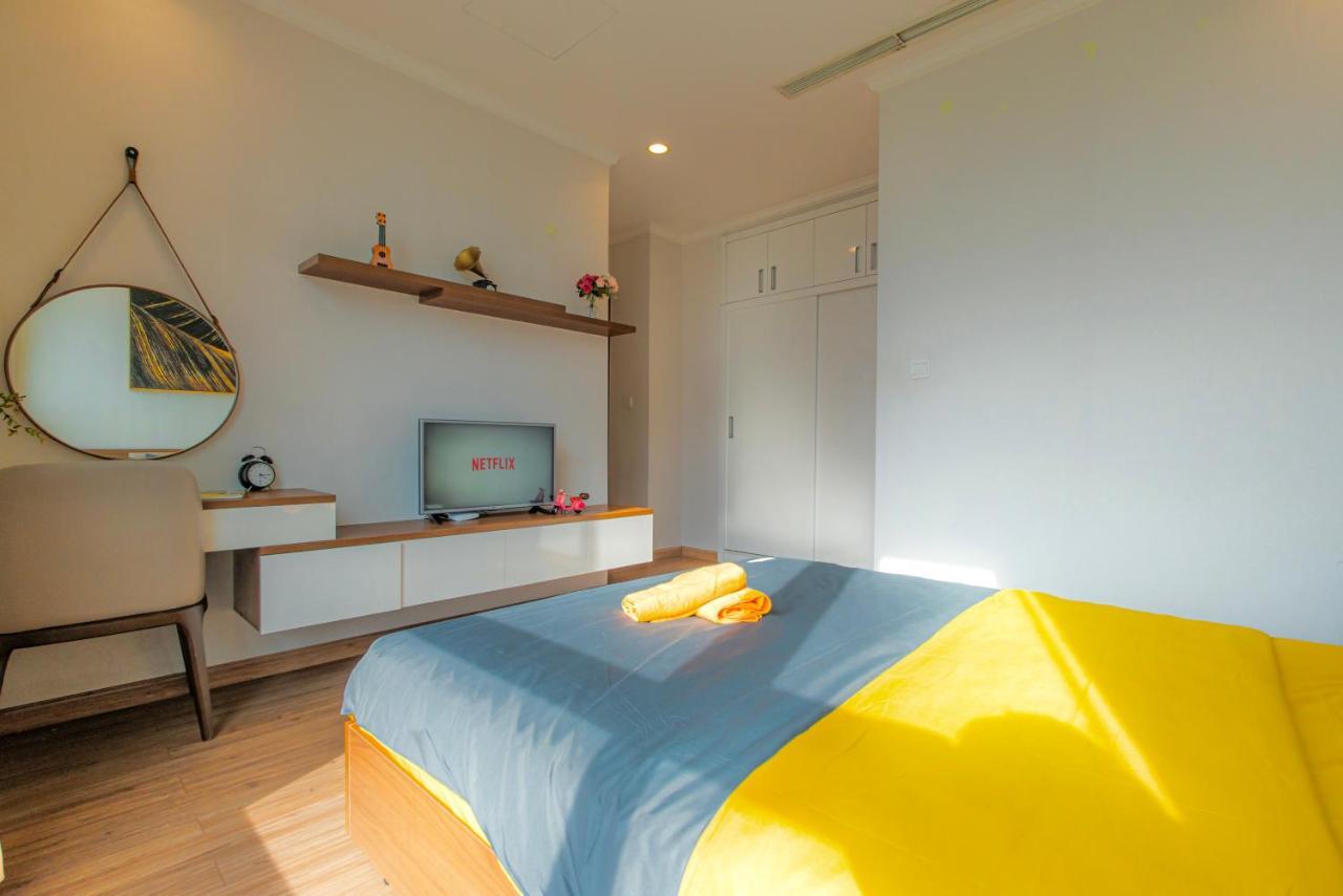 הו צ'י מין סיטי Mott Haven Apart - Vinhomes Central Park, Landmark 81 Area & Ice Rink מראה חיצוני תמונה