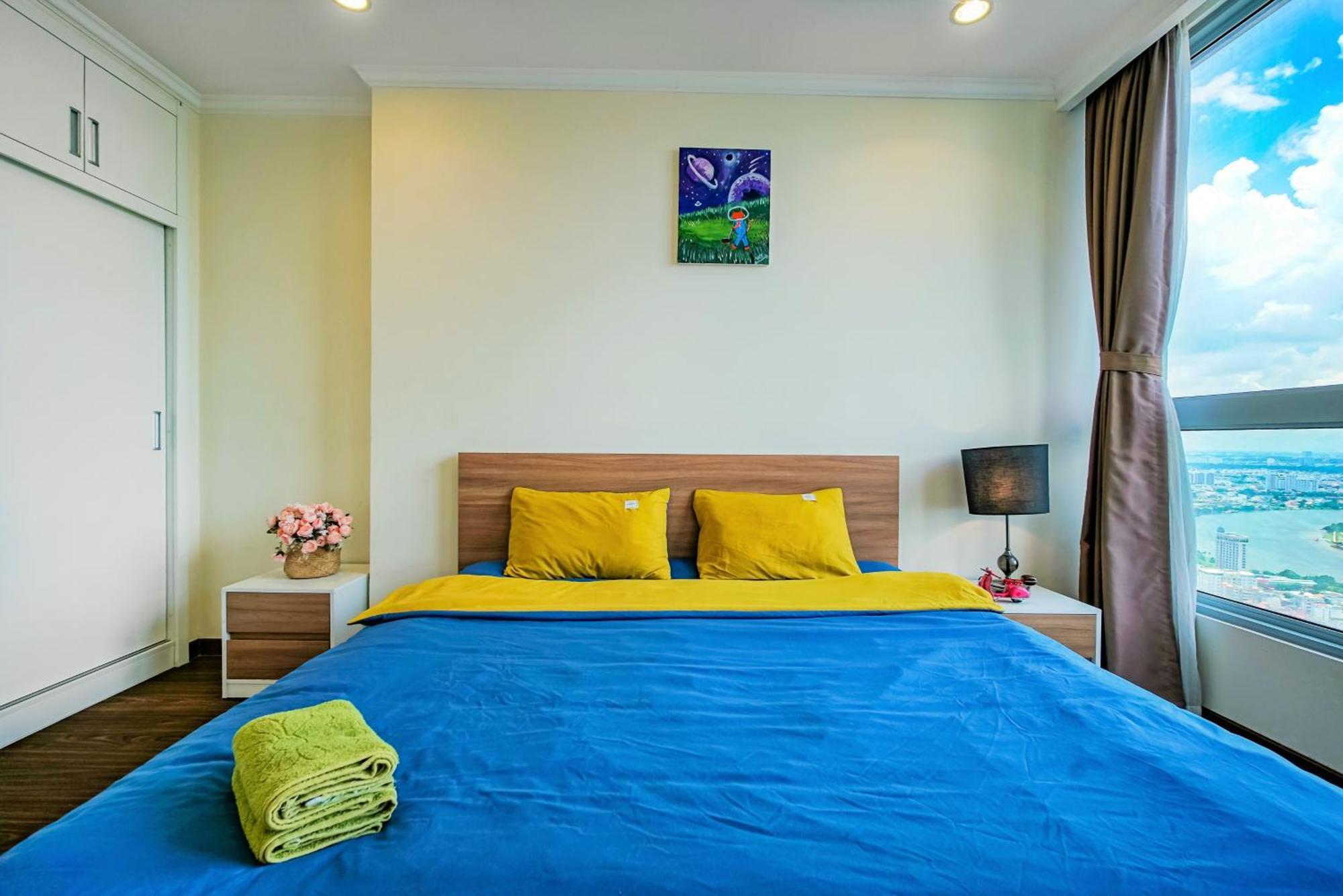 הו צ'י מין סיטי Mott Haven Apart - Vinhomes Central Park, Landmark 81 Area & Ice Rink מראה חיצוני תמונה