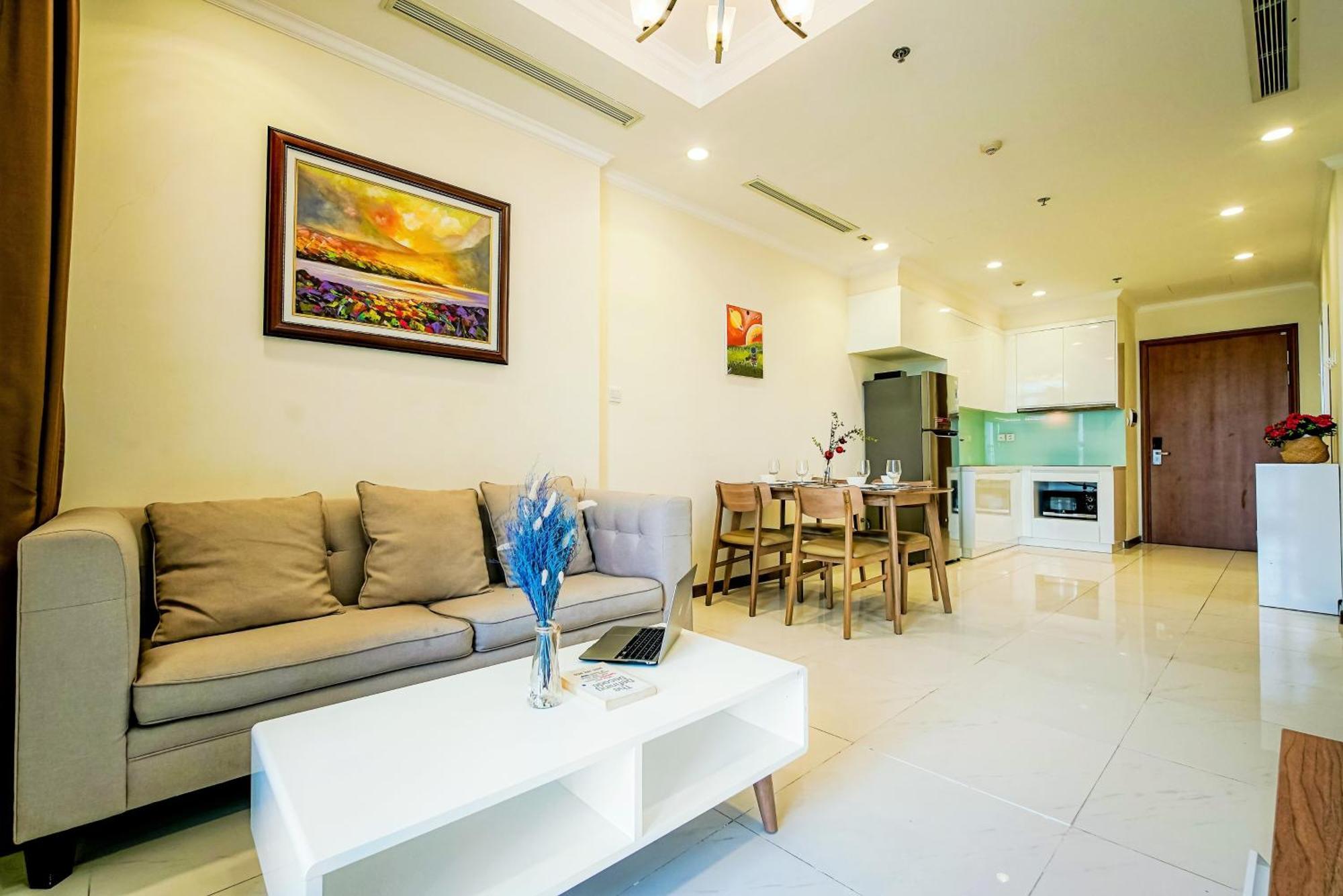 הו צ'י מין סיטי Mott Haven Apart - Vinhomes Central Park, Landmark 81 Area & Ice Rink מראה חיצוני תמונה