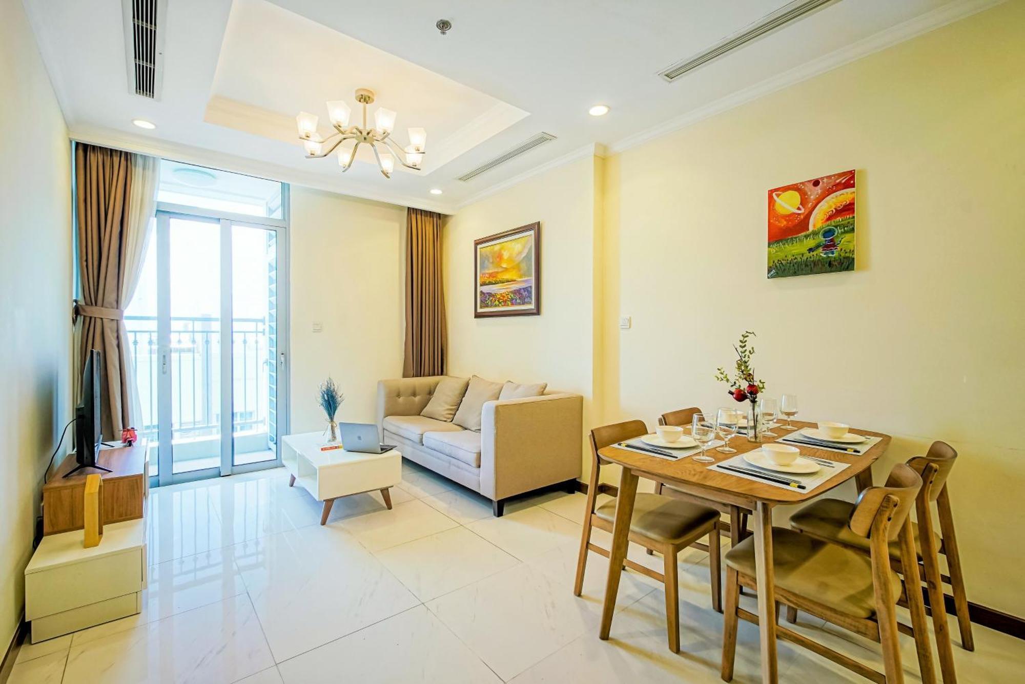הו צ'י מין סיטי Mott Haven Apart - Vinhomes Central Park, Landmark 81 Area & Ice Rink מראה חיצוני תמונה