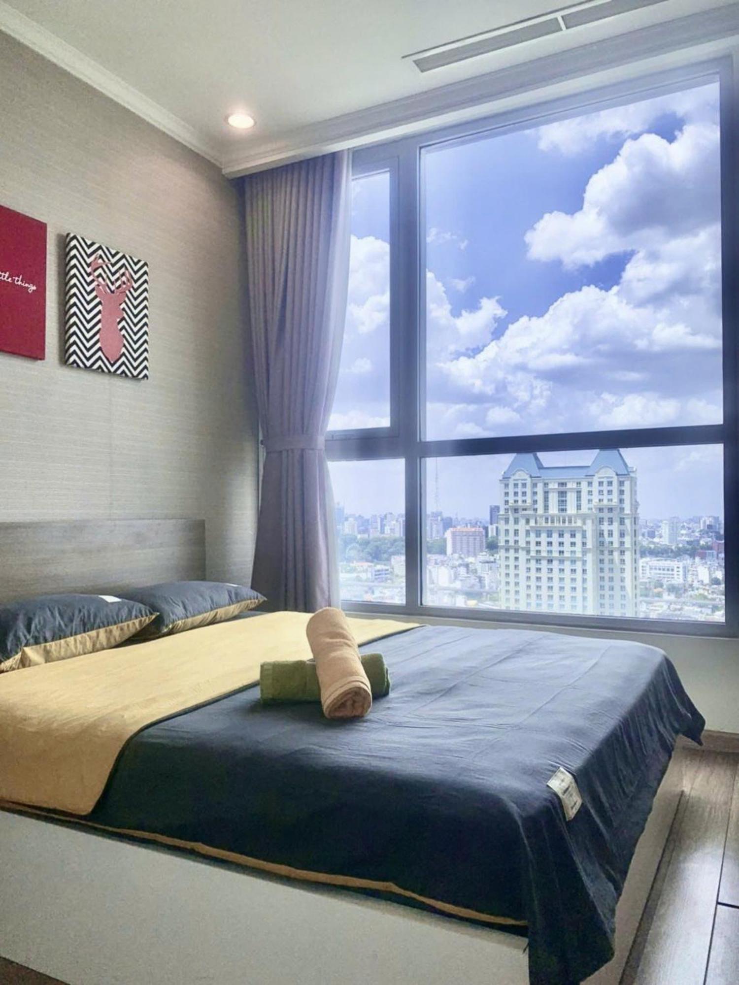 הו צ'י מין סיטי Mott Haven Apart - Vinhomes Central Park, Landmark 81 Area & Ice Rink מראה חיצוני תמונה